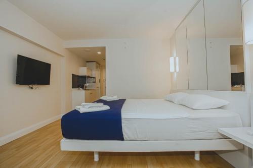 Orbi City sunrise panorama in Batumi, Georgia