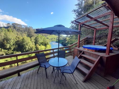 Cabaña Trafwe - carbon neutral hotel in Unknown City