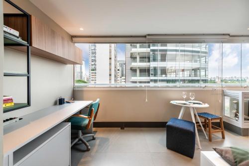 Pinheiros Faria Lima Novo 38M2 WIFI700MB Traveller Awards 2025 — 4-Star Luxury Hotel in Sao Paulo, Brasil
