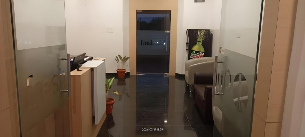 Freshup in Tanjore, India