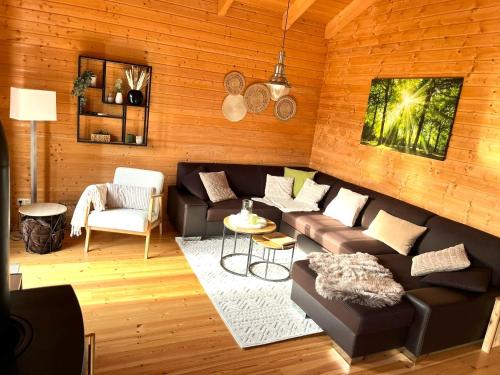 5 Sterne Ferienhaus Susi mit Kamin Seeblick und 2 Terrassen in Rieden, Germany