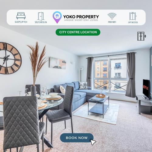 Stylish Apartment in Northampton Town Centre by Yoko Property — 4-Star Luxury Hotel in Northampton, United Kingdom