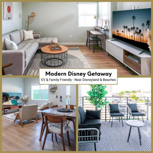 Cozy Luxe Unit Near Disneyland Sleeps Up To 10 Ev Friendly King Bed — Midway