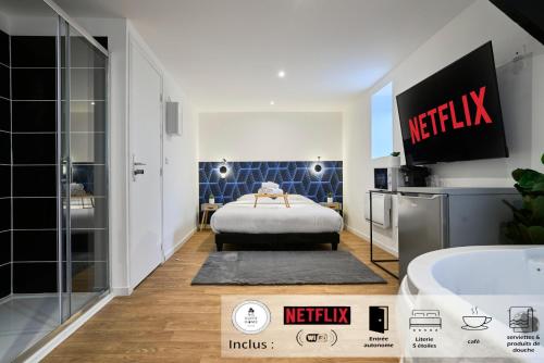 Ng Prestige Lille L Tourcoing L Haute Duplex 4 Pers Balneo Netflix Wifi — hotel in Tourcoing