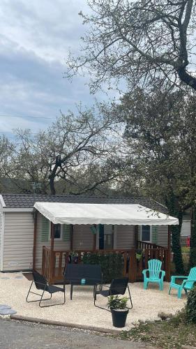 Mobilhome Sandra in Lagorce, France