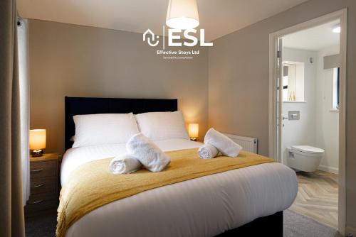 Comfy Modern 2 Bedroom Duplex Apartment with Sun Terrace — 4-Star Luxury Hotel in Shrewsbury, United Kingdom