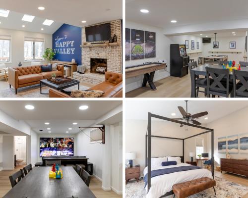 Large Luxury Home with Media Room and Game Room 10 mins to Campus & Stadium — 4-Star Luxury Hotel in State College, United States