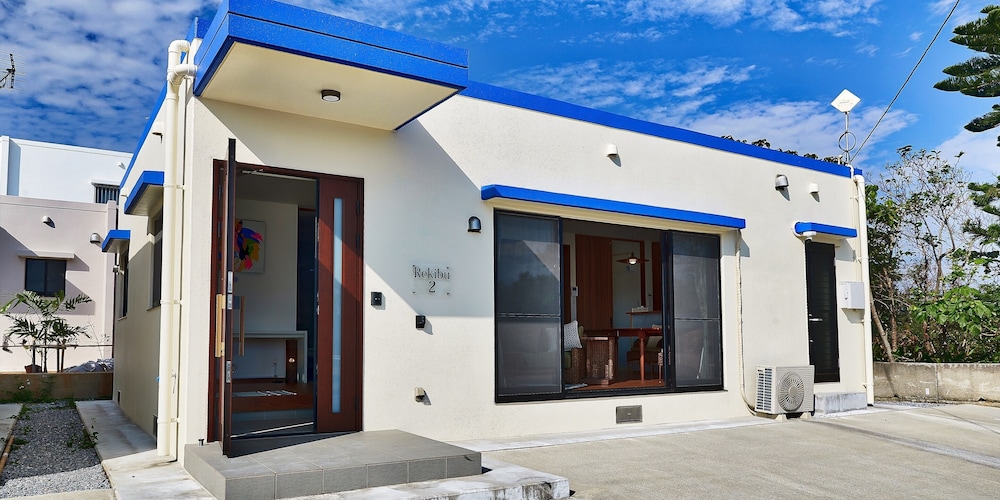 Kouri side village Rekibu in Nago, Japan