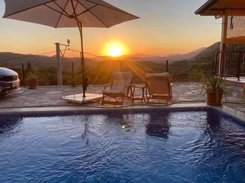 Magnificent sunset view in Fethiye, Turkey