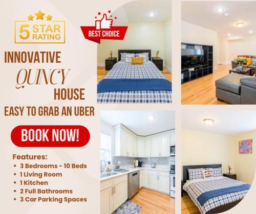 37 3BR Quincy Cozy Townhouse near Adams Park — 4-Star Luxury Hotel in Quincy, United States