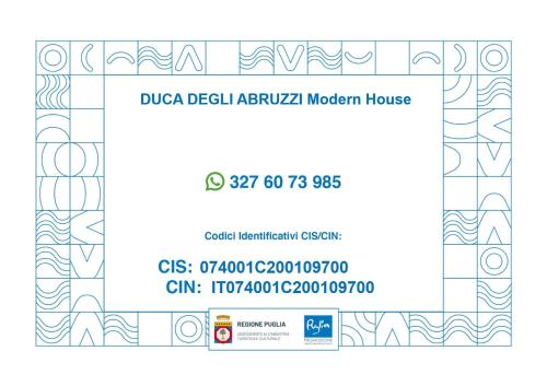 Duca Degli Abruzzi Modern House Luxury Relax Vicino Aeroporto Check in H24 — 4-Star Luxury Hotel in Brindisi, Italy