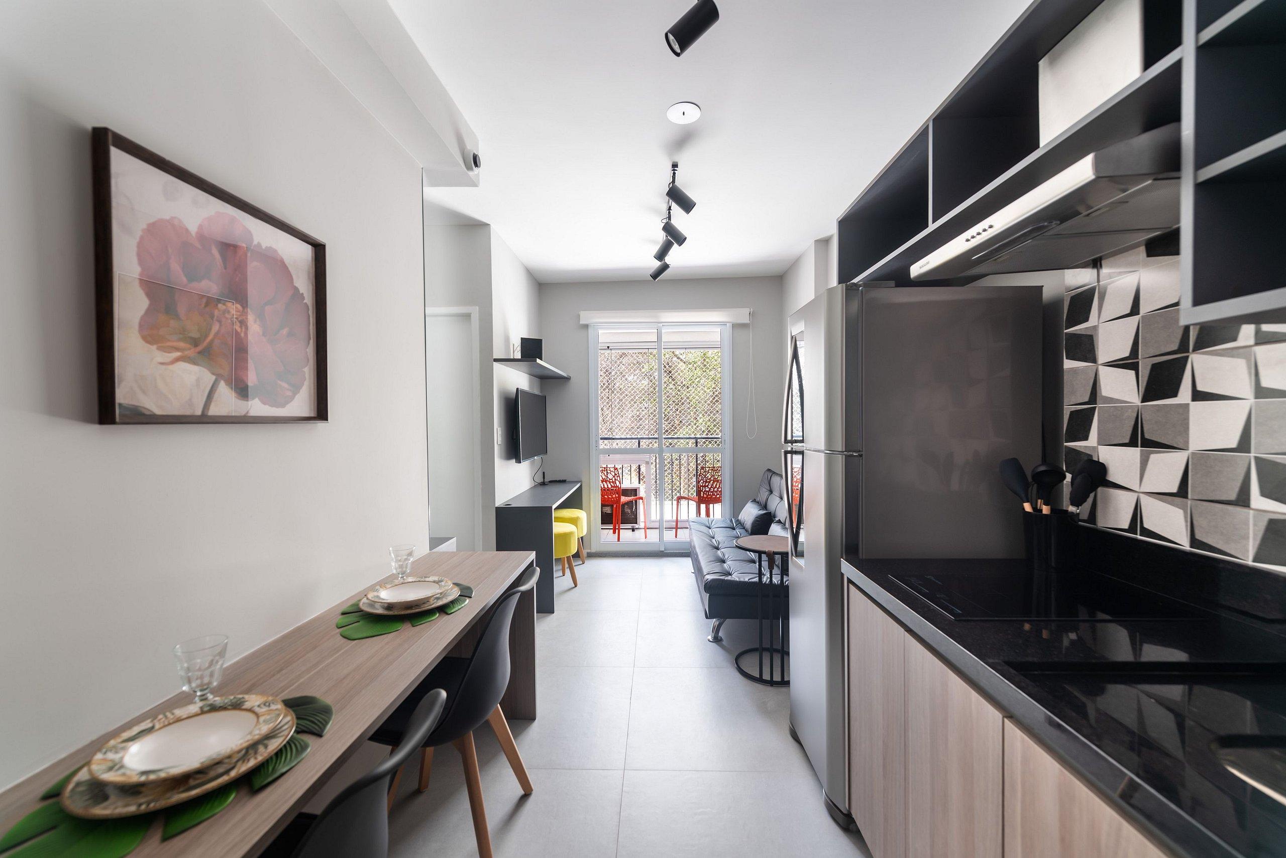 HO1 Apartamento 1 Dormitório Moderno Lindo e Completo na Vila Mariana — 4-Star Luxury Hotel in Sao Paulo, Brasil