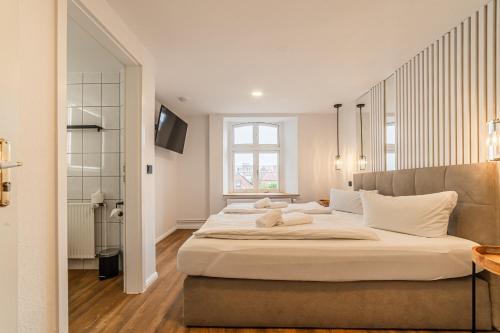 Hotel Seepferdchen Zimmer 3 Eckernförde Self Check In in Eckernfoerde, Germany