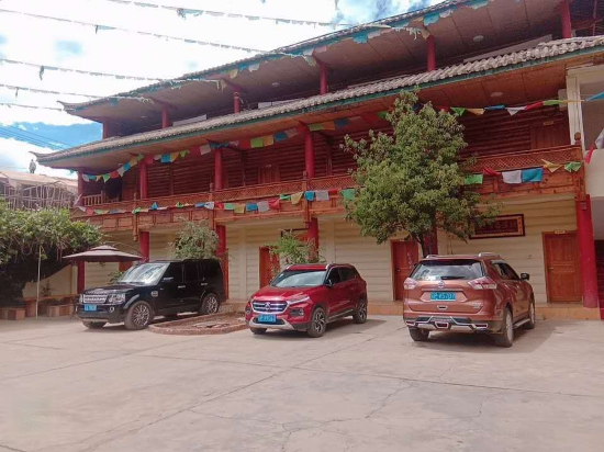 Lugu Lake mosuo theme courtyard in Daxing, People's Republic of China