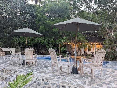 The Acadian Cottages in Unknown City, Sri Lanka