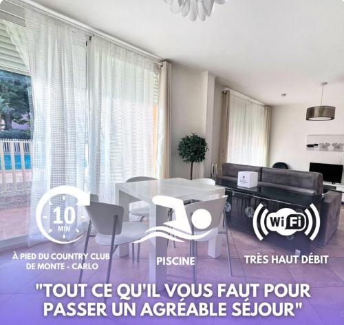 Direct Monaco 2 Pieces Devant Piscine in Beausoleil, France