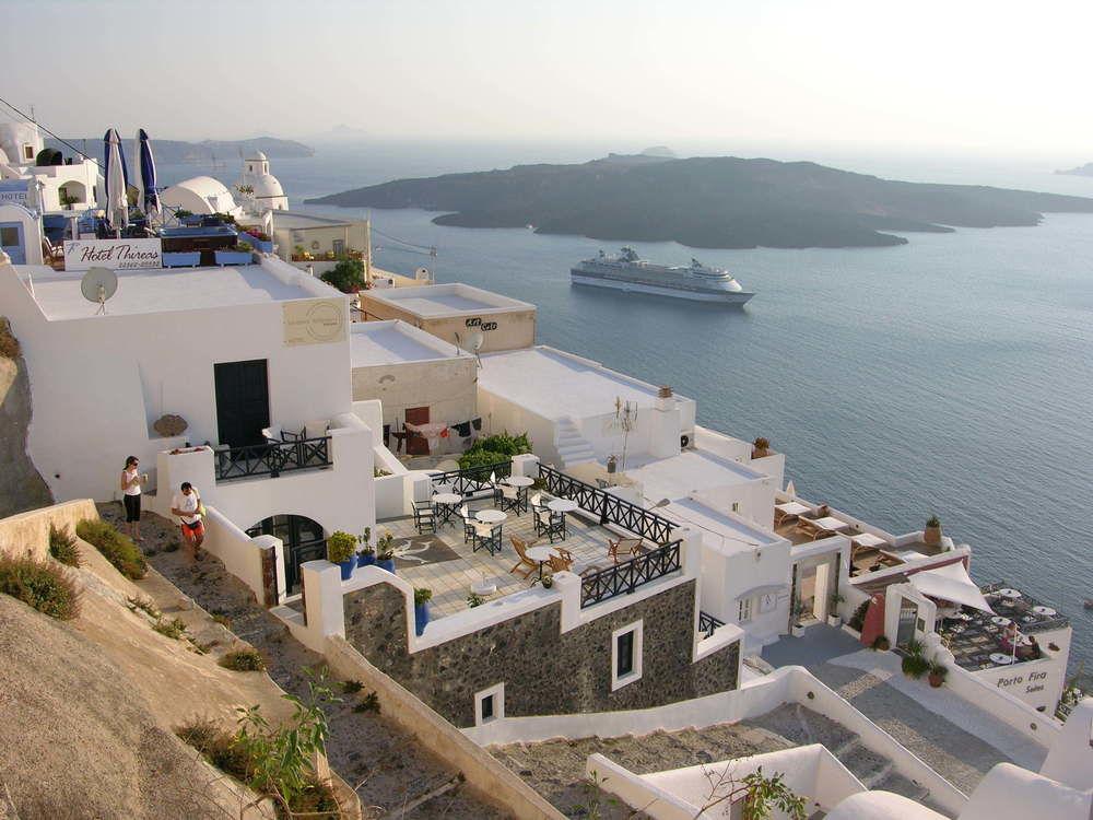 Santorini Reflexions Volcano