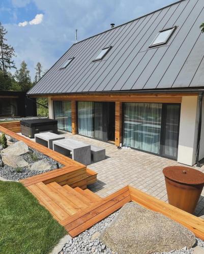 bystřice park Chata Les in Hlinsko, Czech Republic