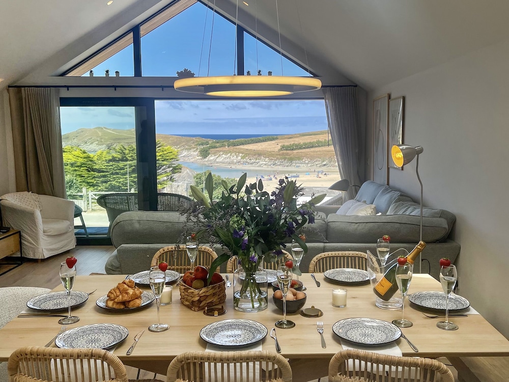 Porth Beach in Newquay, United Kingdom