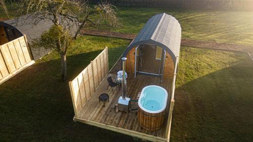 Honeycrisp Apple Tree Glamping Nr Wells in Wells, United Kingdom
