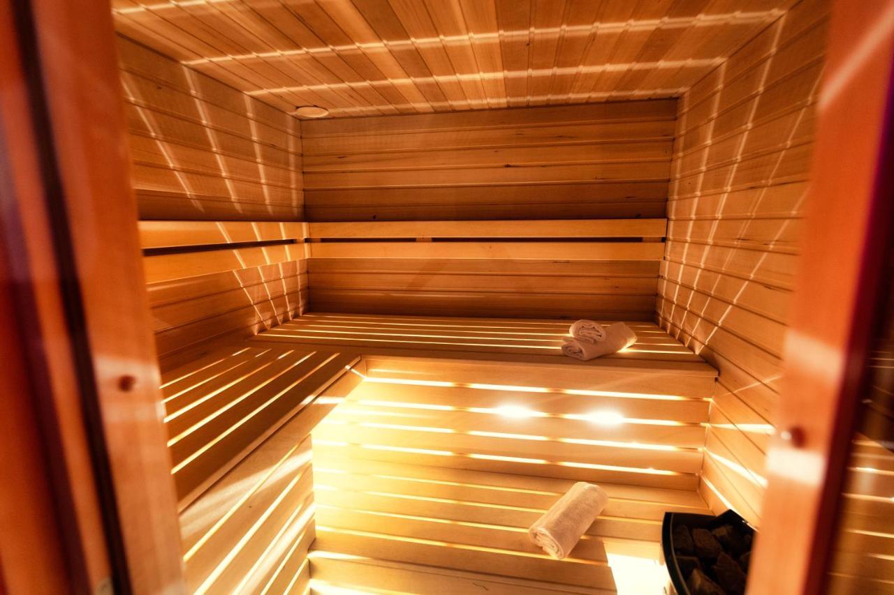 Domki KOLONIA LEŚNA z sauną i gorącą balią in Radkow, Poland