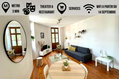 Le Riquet 4 People Hyper Center Metro - carbon neutral hotel in Toulouse