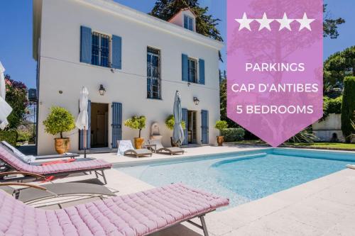 Villa in Cap D Antibes Near Beaches — 4-Star Luxury Hotel in Antibes, France