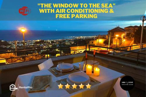 La finestra sul mare con Wi Fi A C & Free Parking — 4-Star Luxury Hotel in Pietra Ligure, Italy