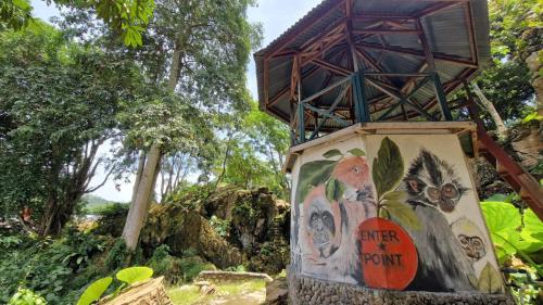 Enter Point in Berastagi, Indonesia