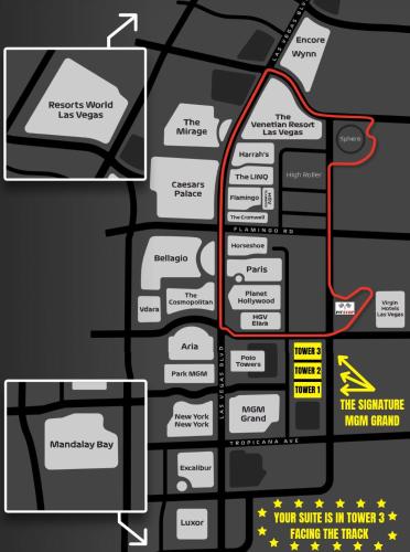 No Resort Fees Mgm Stripview Jacuzzi Formula 1 Track View