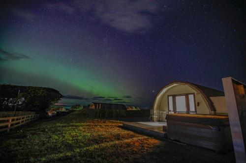 Berstane Lodges - carbon neutral hotel in Orkney