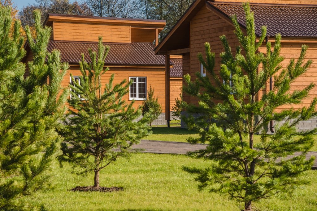 Zagorodny Klub Zolotye Karasi recreation center in Shchelkovo, Russia