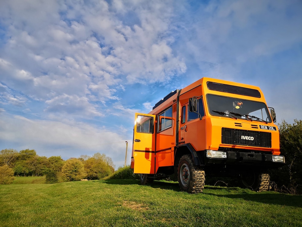 Vintage all Terrain Italian Army Truck in Battle, United Kingdom