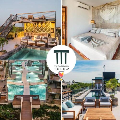 Tulum Paradise Penthouse with Private Pool and Cenote — 4-Star Luxury Hotel in Tulum, Mexico