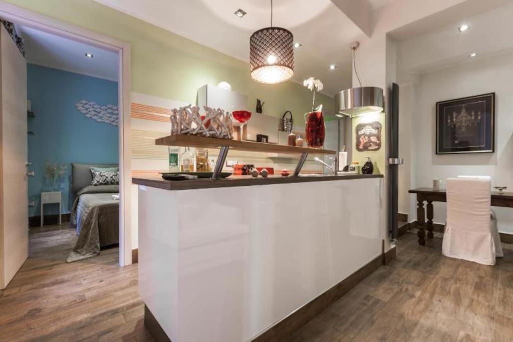 Lily’s House terrace and FREE Parking near Harbor in Genoa, Italy