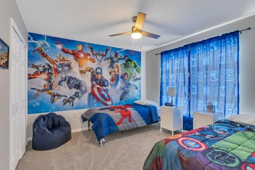 Disney Themed House Free Heated Pool close Disney 5br 9bd — 4-Star Luxury Hotel in Orlando, United States