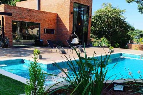 Villagume vista al cerro in Yaguaron, Paraguay