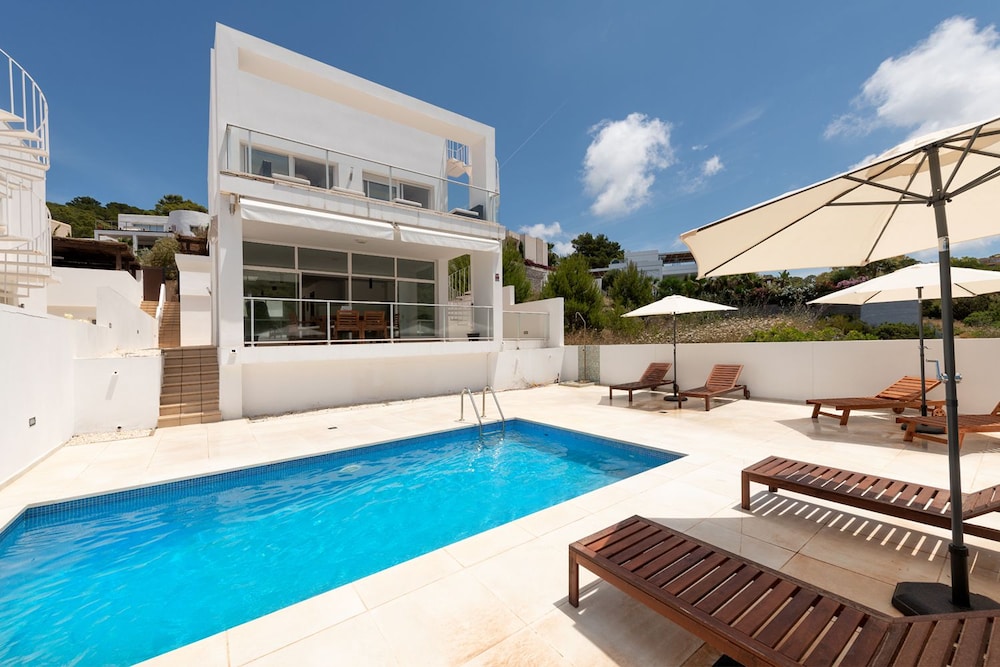 Cala Vadella Royal Beach in Sant Antoni De Portmany, Spain