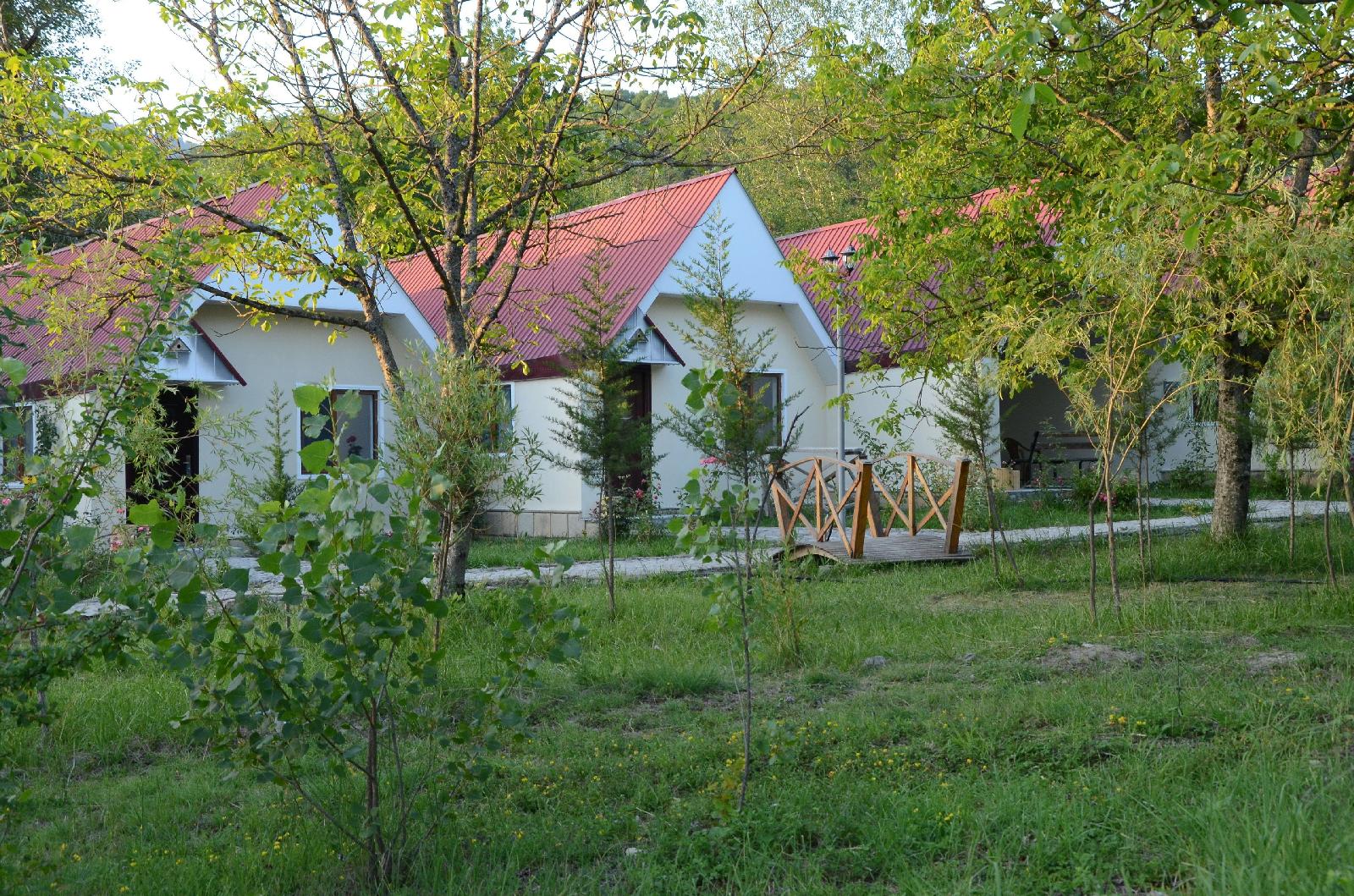 Qabala River Palace in Qutqashen, Azerbaijan