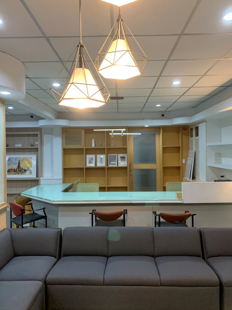 Lobby sitting area