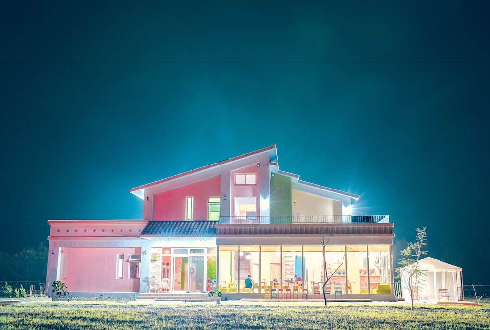 Fly in Sunnyday in Hualien City, Republic of China Taiwan