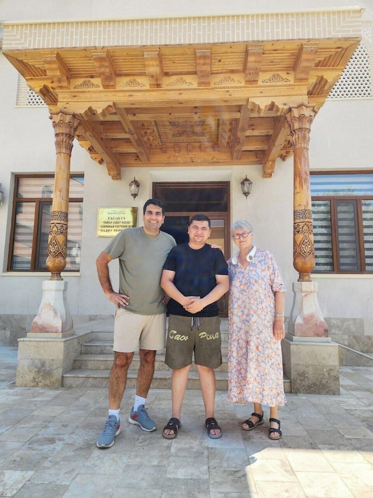 Ancient Tagayev Hotel in Bukhara, Uzbekistan