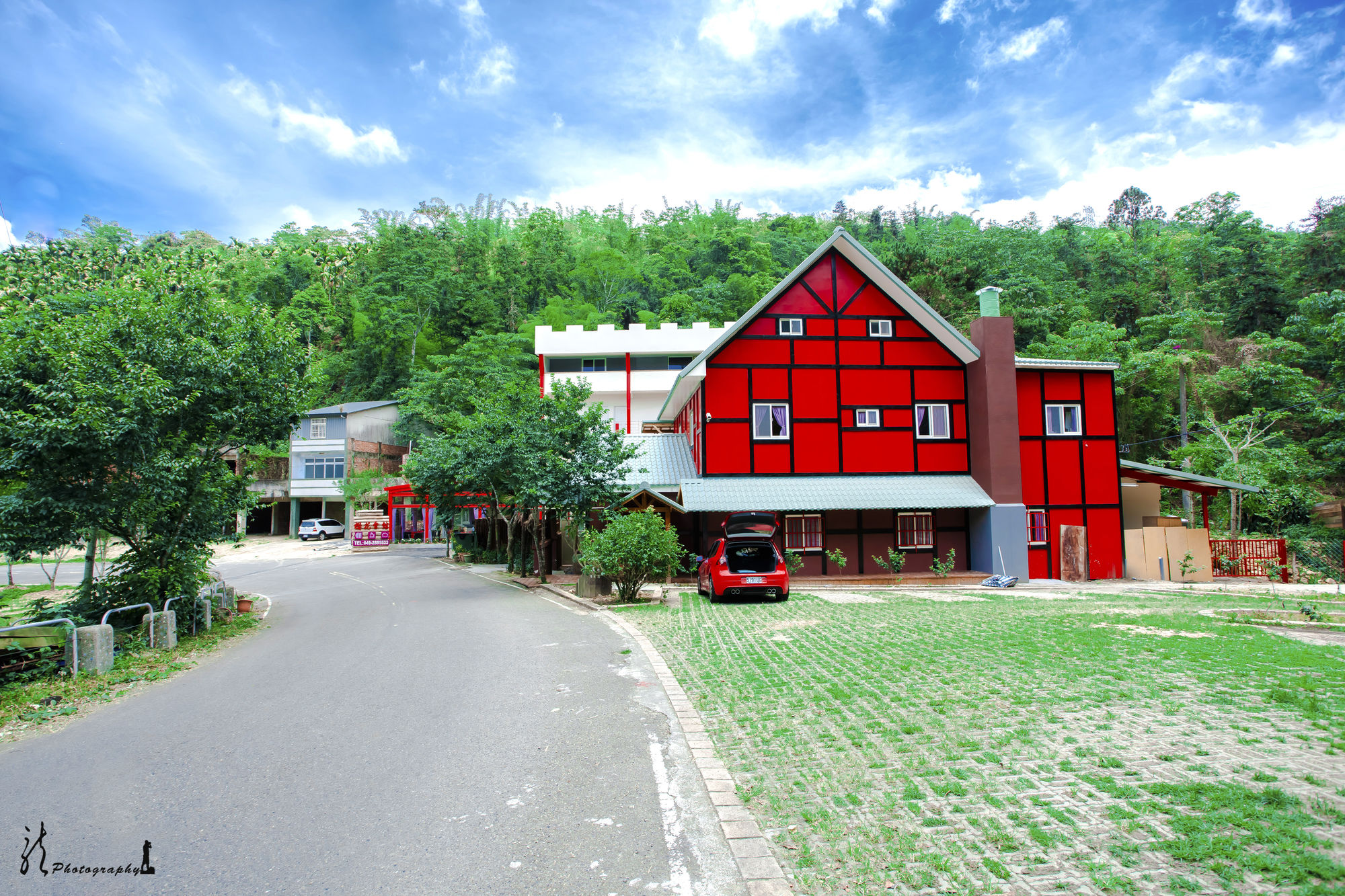 Dindai Cherry Blossom Resort in Nantou, Republic of China Taiwan