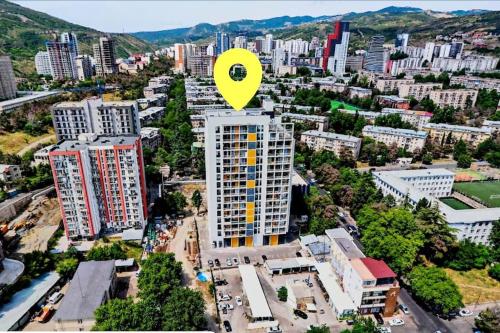 Cozy 1BR Apt near Metro Station on Saburtalo. — 4-Star Luxury Hotel in Tbilisi, Georgia