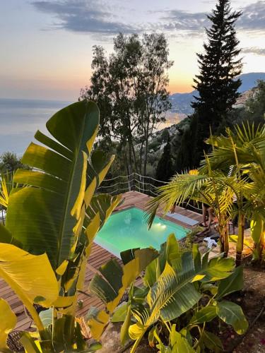 Modern Seaview Villa with Pool above Monaco — 4-Star Luxury Hotel in Grimaldi, Italy