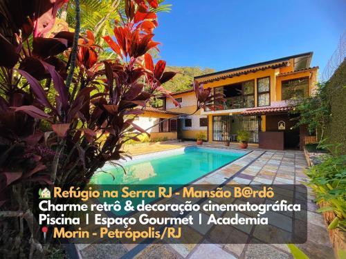 Mansão B@rdô Espaço Gourmet Piscina Petrópolis RJ in Petropolis, Brasil