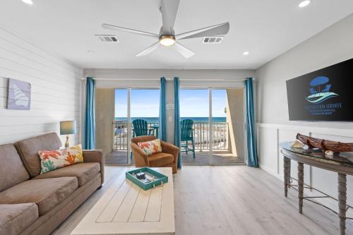 Gulf Front Pool Access Beach Service Veranda 102 Coastal Wave Retreat — Fort Walton Beach