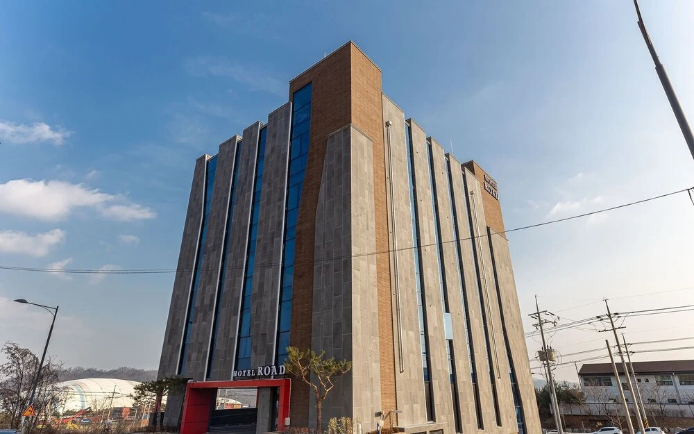 Chungju Hotel Road in Waegwan, South Korea