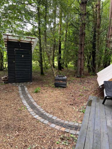 Glempings Jaunsaimnieki in Ligatne, Latvia