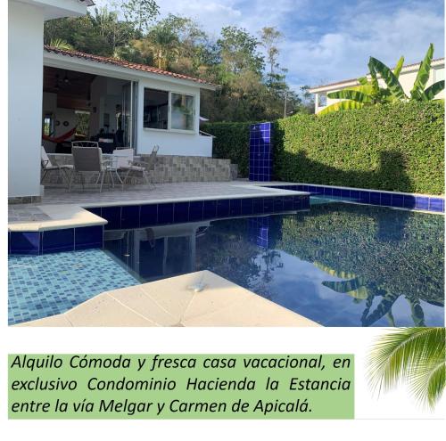 Casa con piscina privada Vía melgar Carmen de Apicalá — 4-Star Luxury Hotel in Melgar, Colombia